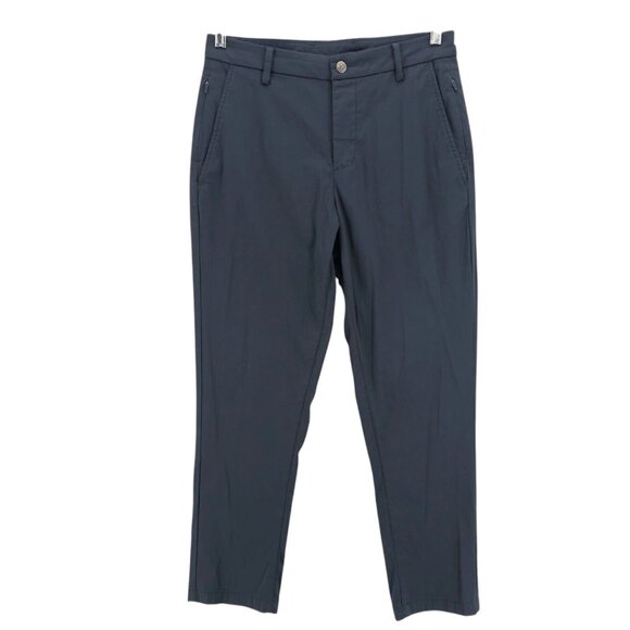 BIRDDOGS Stretch Khaki Pants Midnight Navy Blue Cotton Blend Size 30x28